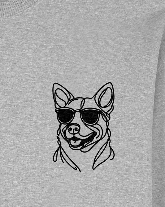 Line Art - Cooler Australian Cattle Dog - Motiv