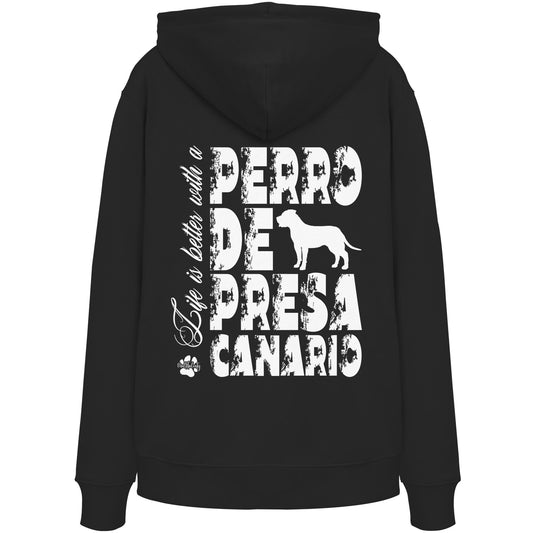 Life is better with a Presa Canario - Organic Hoodie