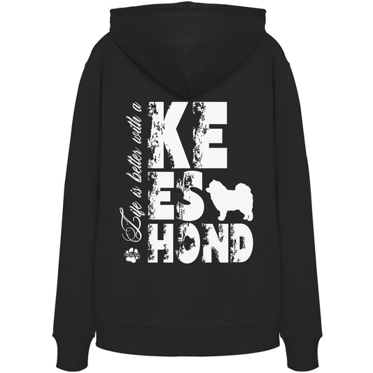Life is better with a Keeshond - Organic Hoodie