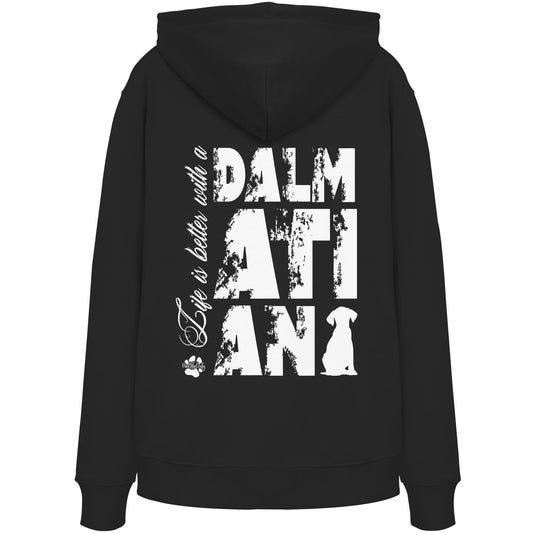 Life is better with a Dalmatian - Organic Hoodie