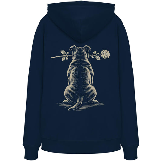 Silent Loyalty - Staffordshire Bullterrier - Organic Hoodie