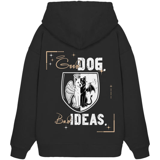 Good Dog. Bad Ideas. - Akita - Organic Oversize Hoodie