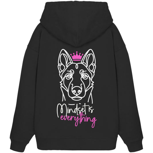 Malinois - Mindset is everything - Organic Oversize Hoodie