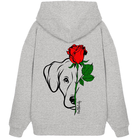 Tattoo Rose - Nova Scotia Duck Tolling Retriever - Organic Oversize Hoodie