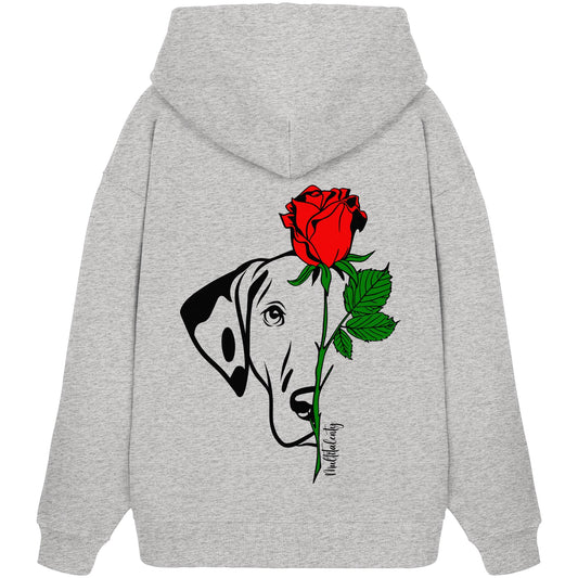 Tattoo Rose - Dalmatiner - Organic Oversize Hoodie