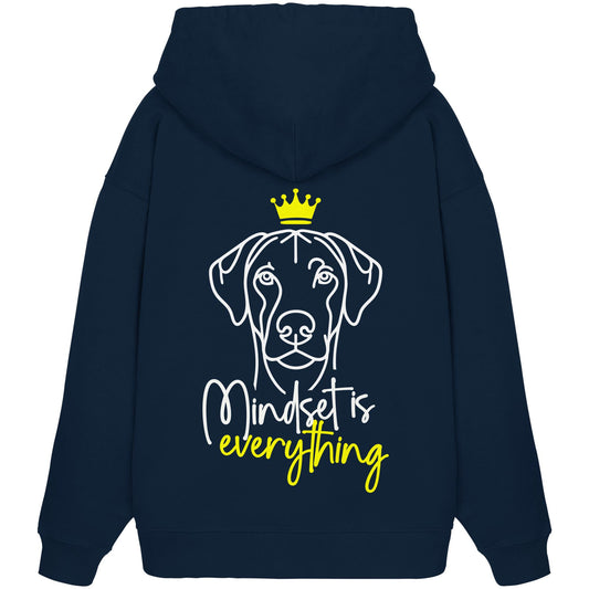 Rhodesian Ridgeback - Mindset is everything - Organic Oversize Hoodie