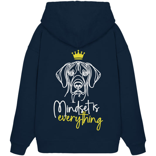 Vizsla - Mindset is everything - Organic Oversize Hoodie