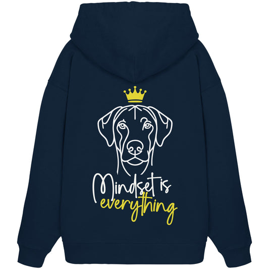Rhodesian Ridgeback - Mindset is everything - Organic Oversize Hoodie