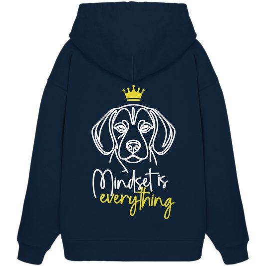 Beagle - Mindset is everything - Organic Oversize Hoodie