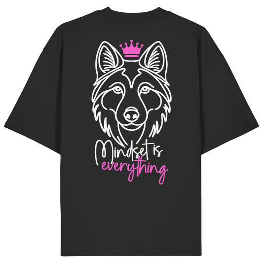 Wolfhund - Mindset is everything - Organic Oversize Shirt