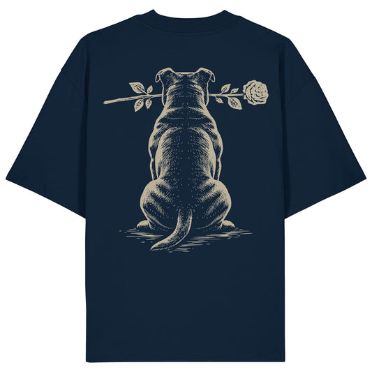 Silent Loyalty - Staffordshire Bullterrier - Organic Oversize Shirt