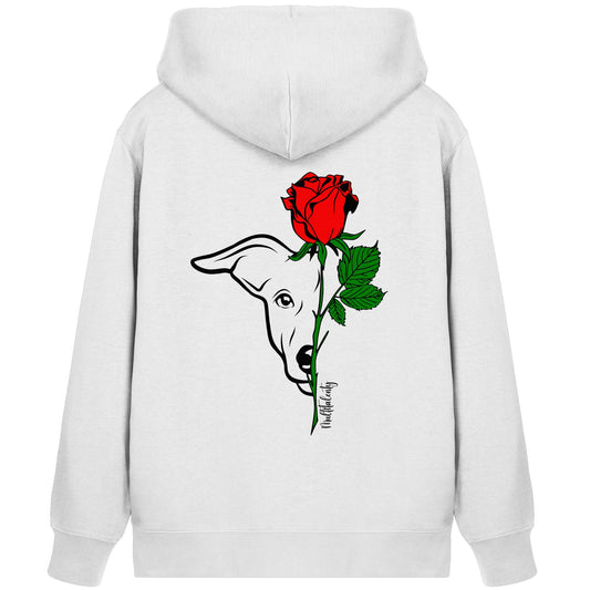 Tattoo Rose - Windhund - Organic Zipper