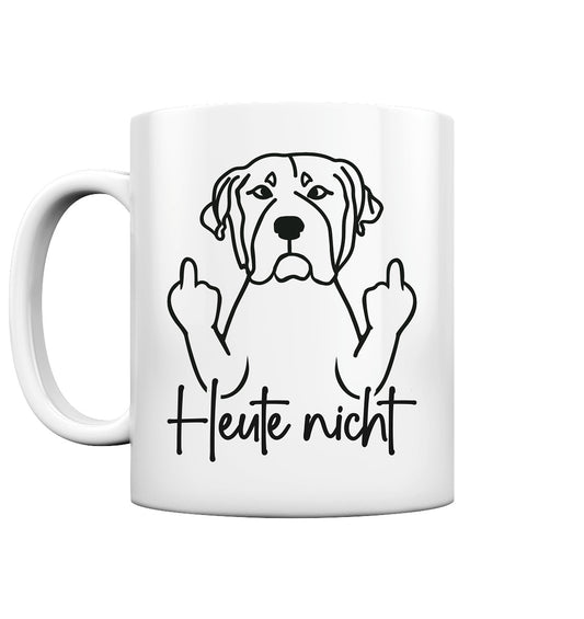 Heute nicht - Rottweiler - Tasse glossy