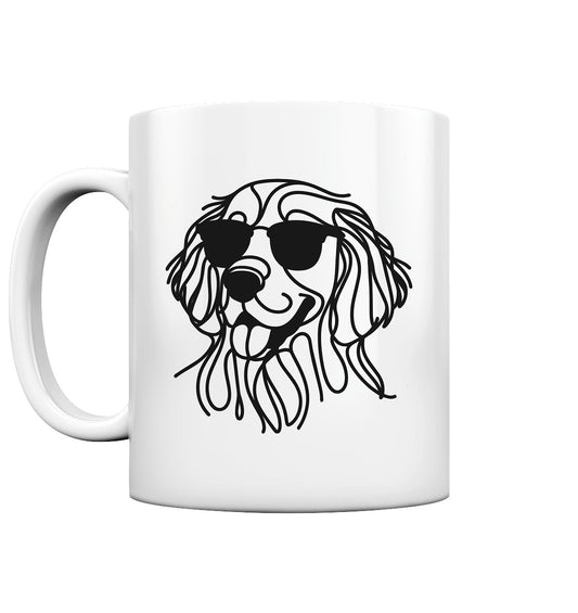 Line Art - Cooler English Setter - Tasse glossy