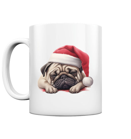 X-mas Mops - Tasse glossy