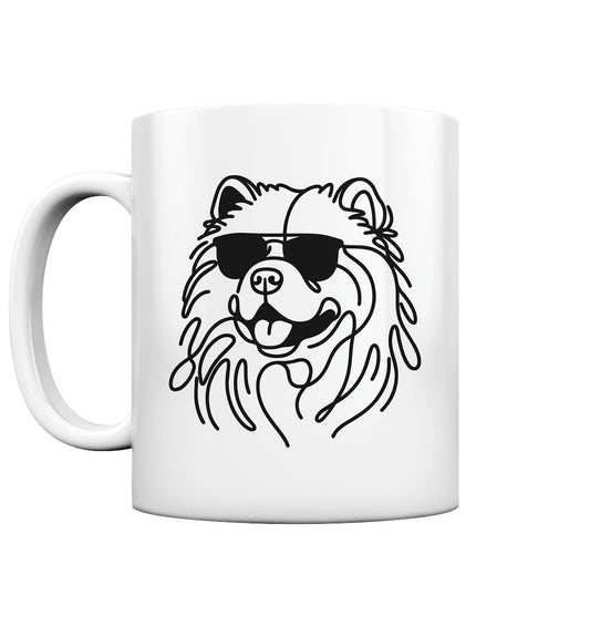 Line Art - Cooler Chow Chow - Tasse glossy