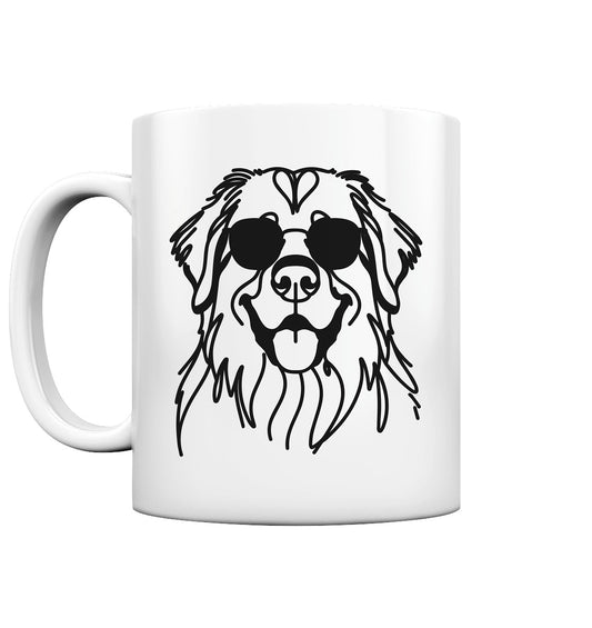 Line Art - Cooler Leonberger - Tasse glossy