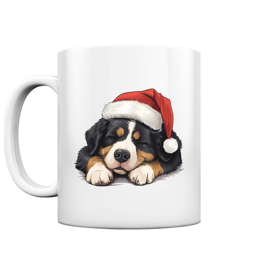 X-mas Berner Sennenhund - Tasse glossy