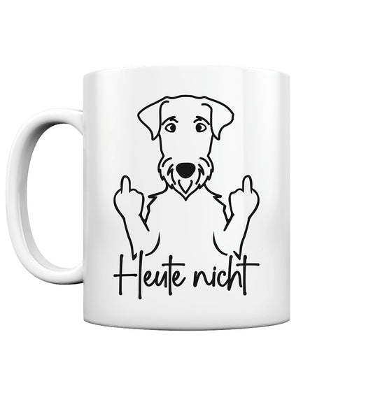 Heute nicht - Airedale Terrier - Tasse glossy
