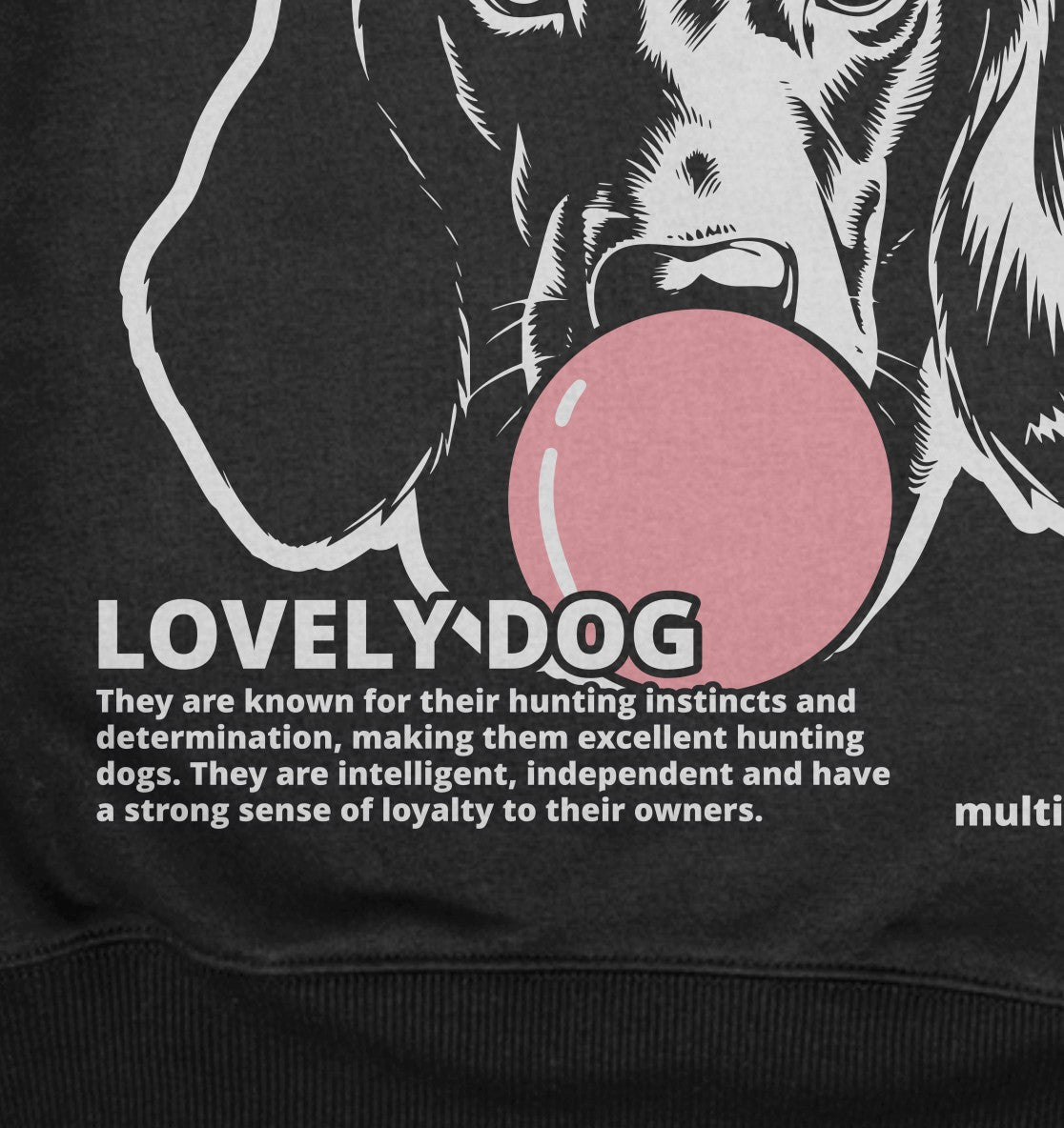 Bubble Gum Dachshund (rosa) - Detailansicht
