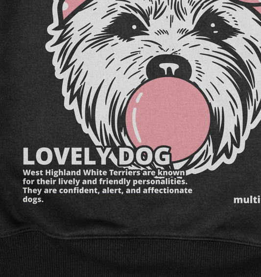 Bubble Gum Westie (rosa) - Detailansicht