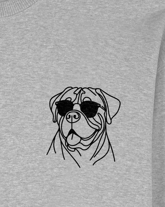 Line Art - Cooler Bullmastiff - Motiv
