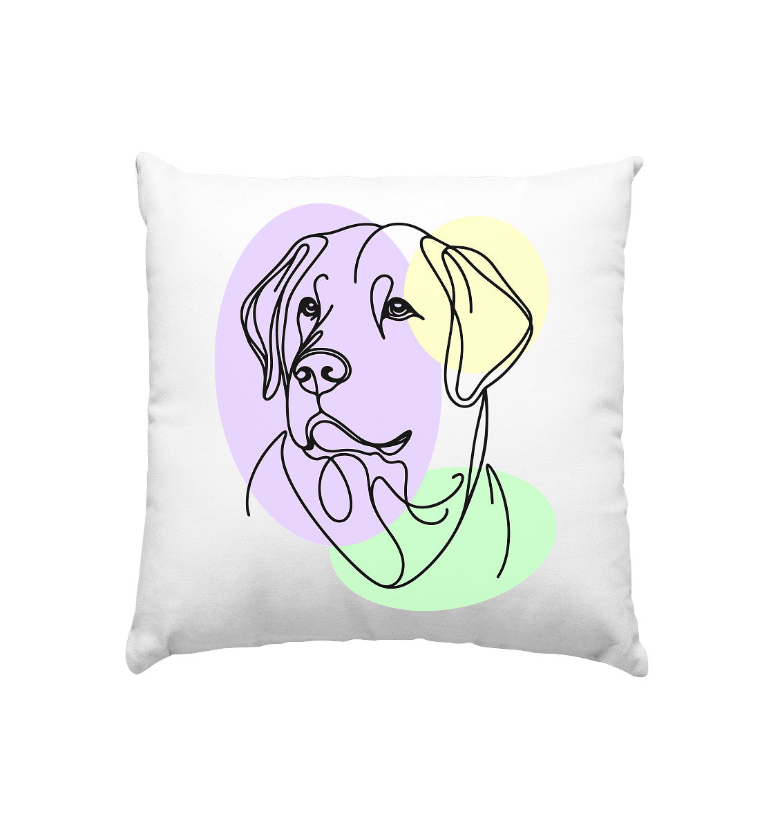 Line Art - Süßer Labrador - Kissen 40x40cm