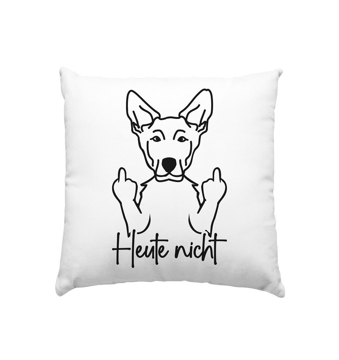 Heute nicht - Holländischer Schäferhund - Kissen 40x40cm