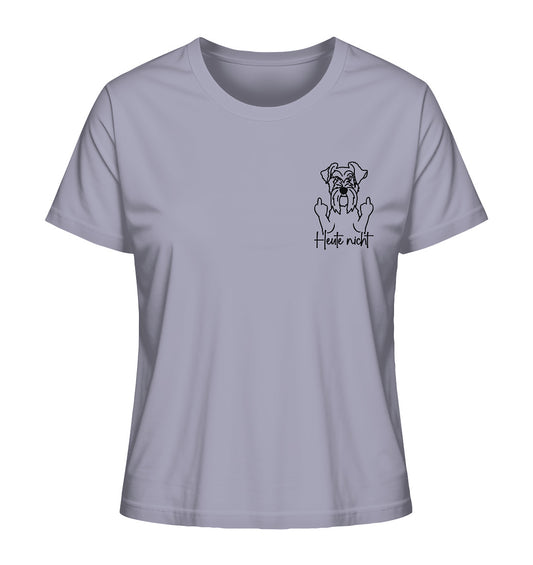 Heute nicht - Schnauzer - Ladies Organic Shirt