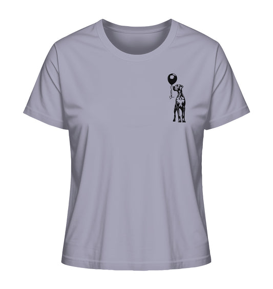 Ballon Deutsche Dogge - Ladies Organic Shirt