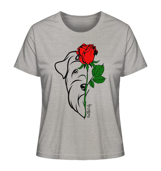 Tattoo Rose - Schnauzer - Ladies Organic Shirt