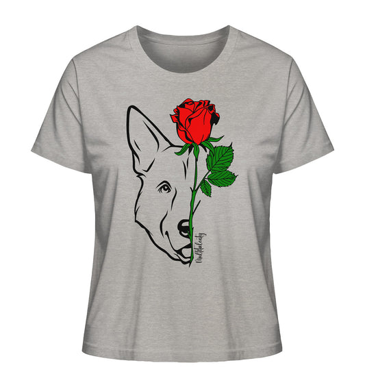 Tattoo Rose - Schäferhund - Ladies Organic Shirt