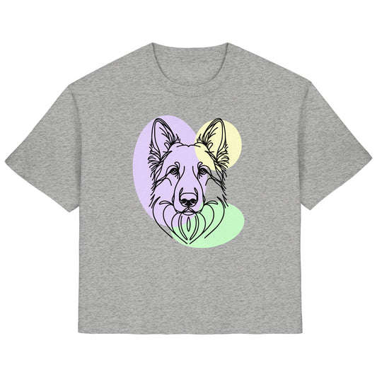 Line Art - Schäferhund - Ladies Organic Shirt