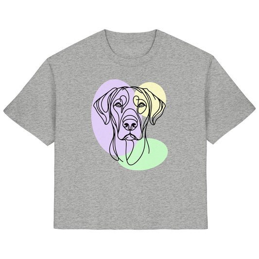 Line Art - Süßer Rhodesian Ridgeback - Ladies Organic Shirt