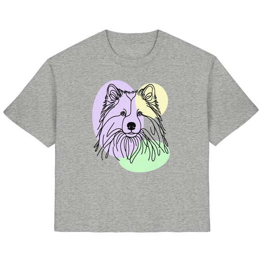 Line Art - Süßer Eurasier - Ladies Organic Shirt