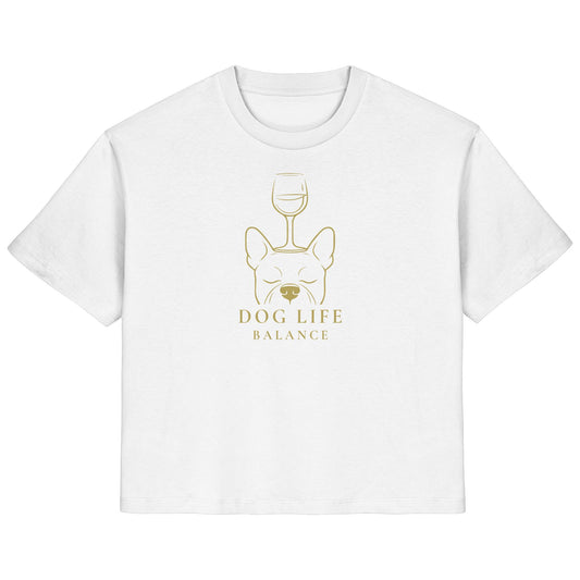 Dog Life Balance - Französische Bulldogge - Ladies Organic Shirt