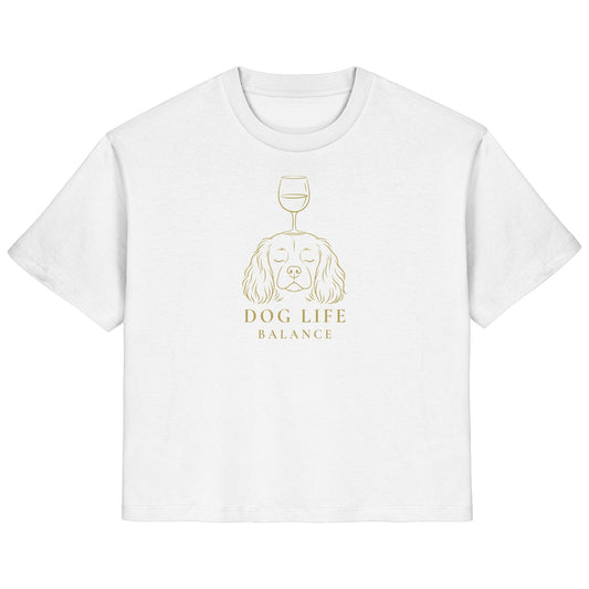 Dog Life Balance - Cavalier King Charles Spaniel - Ladies Organic Shirt