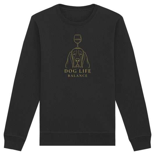 Dog Life Balance - Basset Hound - Organic Basic Unisex Sweatshirt