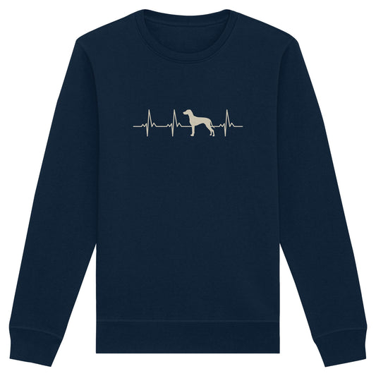 Herzschlag Weimaraner - Organic Basic Unisex Sweatshirt