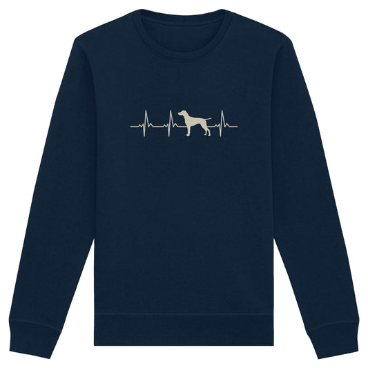 Herzschlag Deutsch Kurzhaar - Organic Basic Unisex Sweatshirt