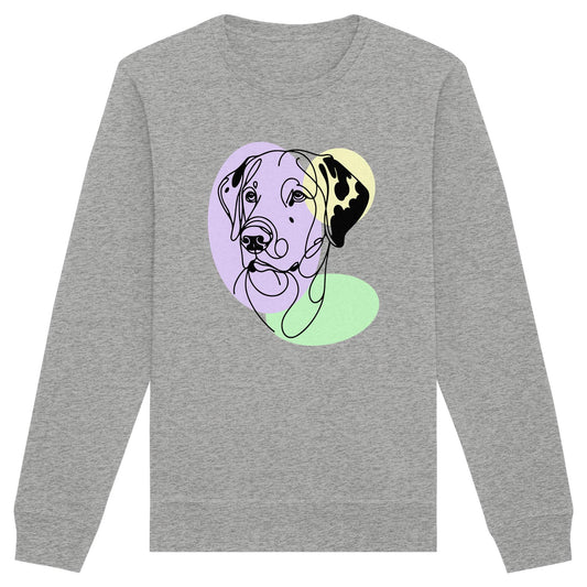 Line Art - Süßer Dalmatiner - Organic Basic Unisex Sweatshirt