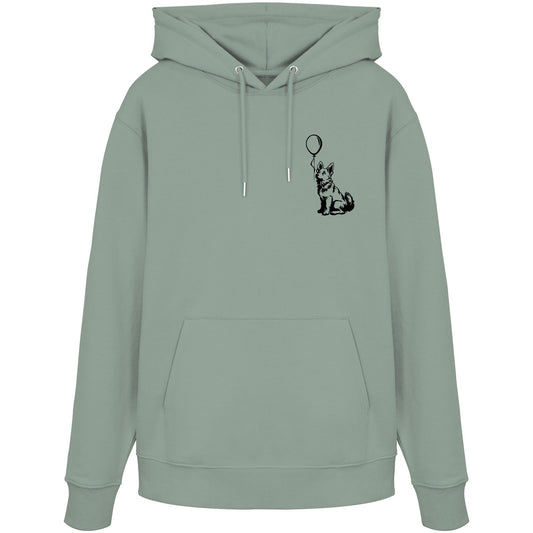 Ballon Weißer Schäferhund - Organic Hoodie