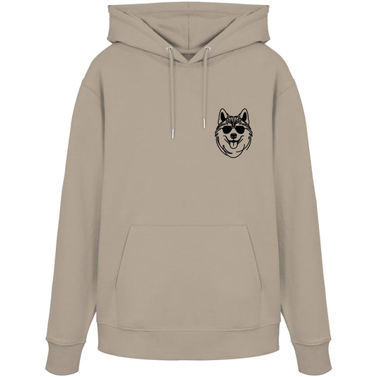 Line Art - Cooler Husky - Organic Hoodie