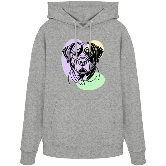 Line Art - Süßer Rottweiler - Organic Hoodie