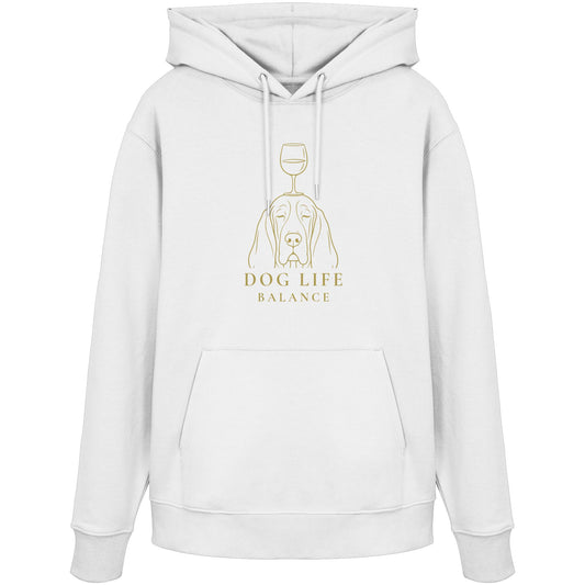 Dog Life Balance - Basset Hound - Organic Hoodie