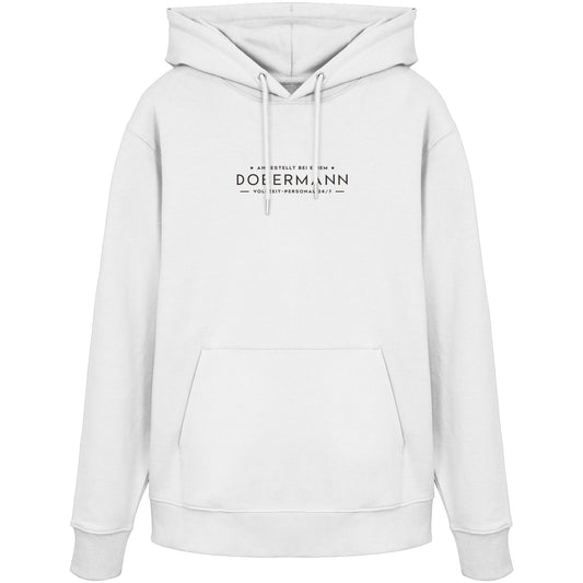 Vollzeit-Personal - Dobermann - Organic Hoodie