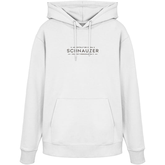 Vollzeit-Personal - Schnauzer - Organic Hoodie