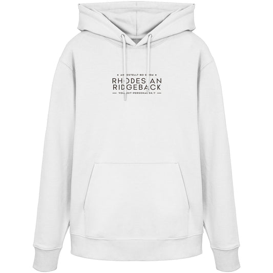 Vollzeit-Personal - Rhodesian Ridgeback - Organic Hoodie