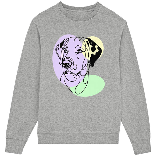 Line Art - Süßer Dalmatiner - Organic Lightweight Sweatshirt