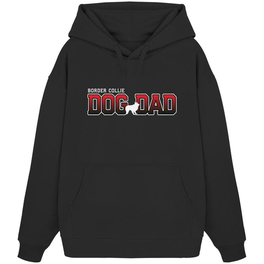 Border Collie Dad - Varsity - Organic Oversize Hoodie